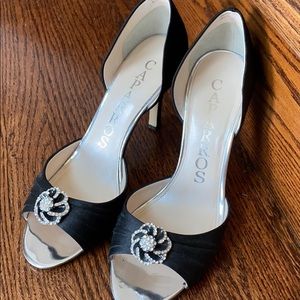 Caparros Black Satin Heela
